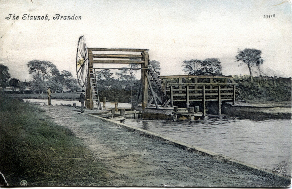a stanch structure in the river