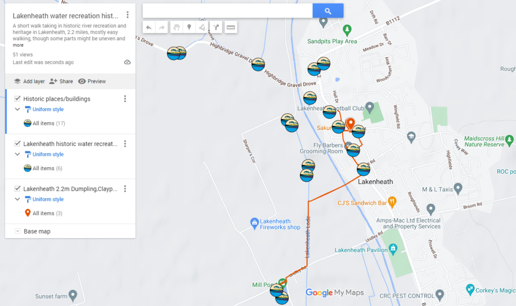 Screenshot of Google map – see the link in the article