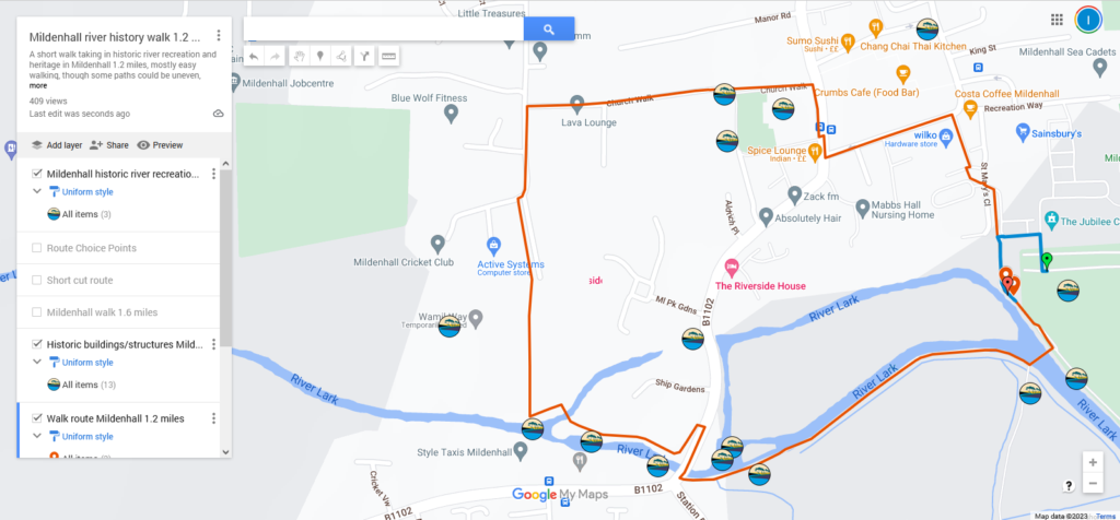 Screenshot of Google map – see the link in the article